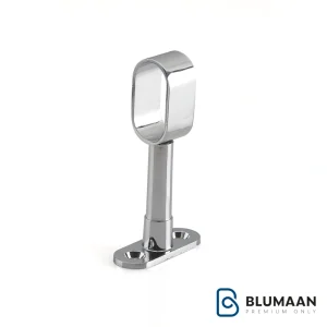 عکس باکیفیت از پایه سقفی لوله بیضی قابل رگلاژ باز 1042 ملونی با رنگ‌های زیتونی، مشکی، کروم و طلایی.