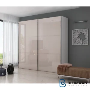 مکانیزم تاپ لاین روکار 2 درب ملونی - نصب آسان و طراحی مدرن برای درب های داخلی.