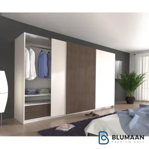 عکس مکانیزم تاپ لاین روکار 3 درب با آرام‌بند درب وسط ملونی - بلومان