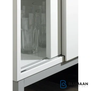 مکانیزم تاپ لاین توکار سوپر اسلیم 2 درب ملونی، مناسب برای دربهای کمد و کابینت.