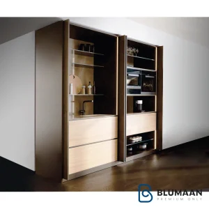 مکانیزم پاکت در ایتالیایی ملونی، سیستم درب ریلی توکار با طراحی زیبا و کیفیت بالا.