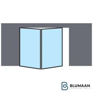مکانیزم آکاردئونی دو درب پروفیل آلومینیومی ساختمانی فانتونی