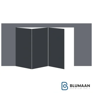 مکانیزم آکاردئونی سه درب چوبی ساختمانی فانتونی - طراحی مدرن و کارآمد برای فضاهای داخلی