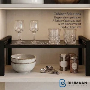 راف و شلف نظمدهنده ۱ طبقه داخل کابینت فلزی X28 - ws - نمای دوم